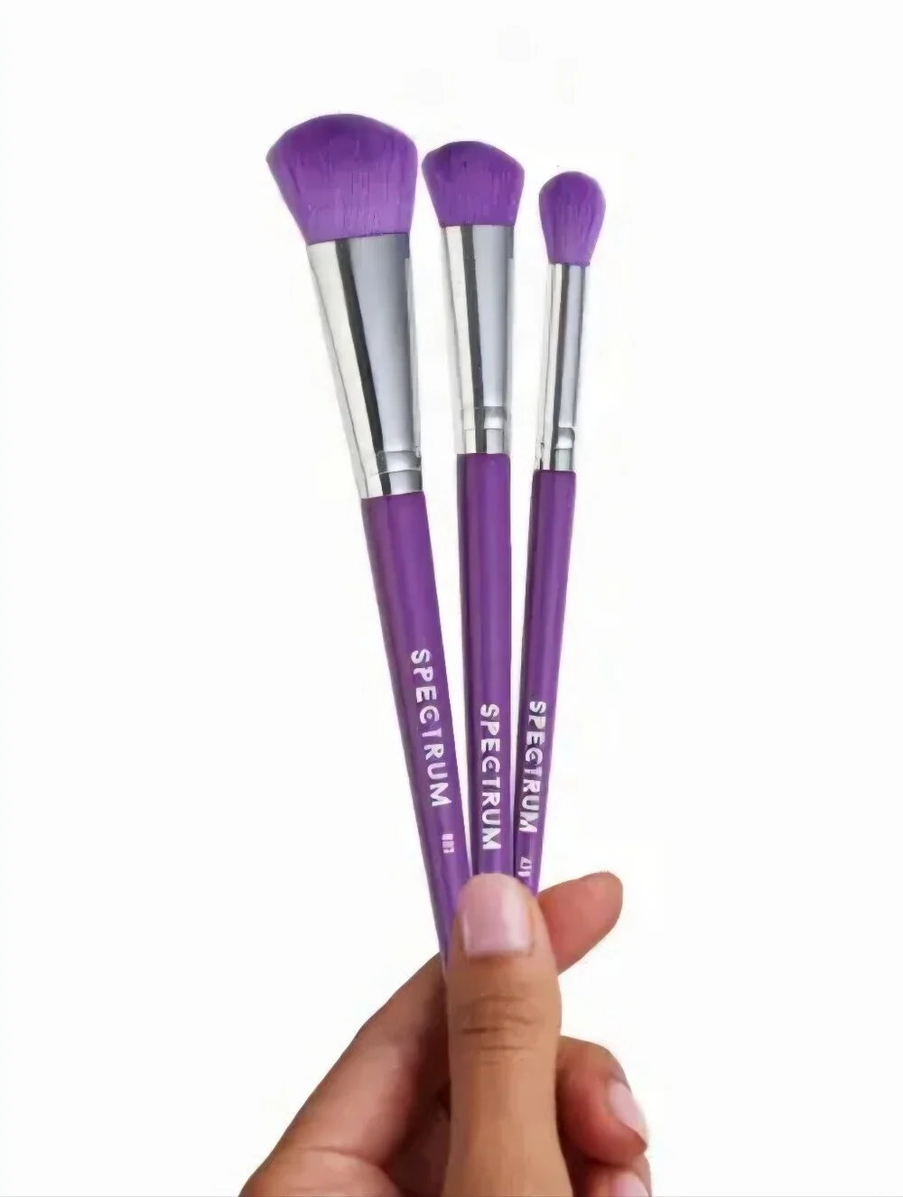 Spectrum 3 Piece Makeup Brush Set. B32-foundation A76- Concealer A75- Blender.